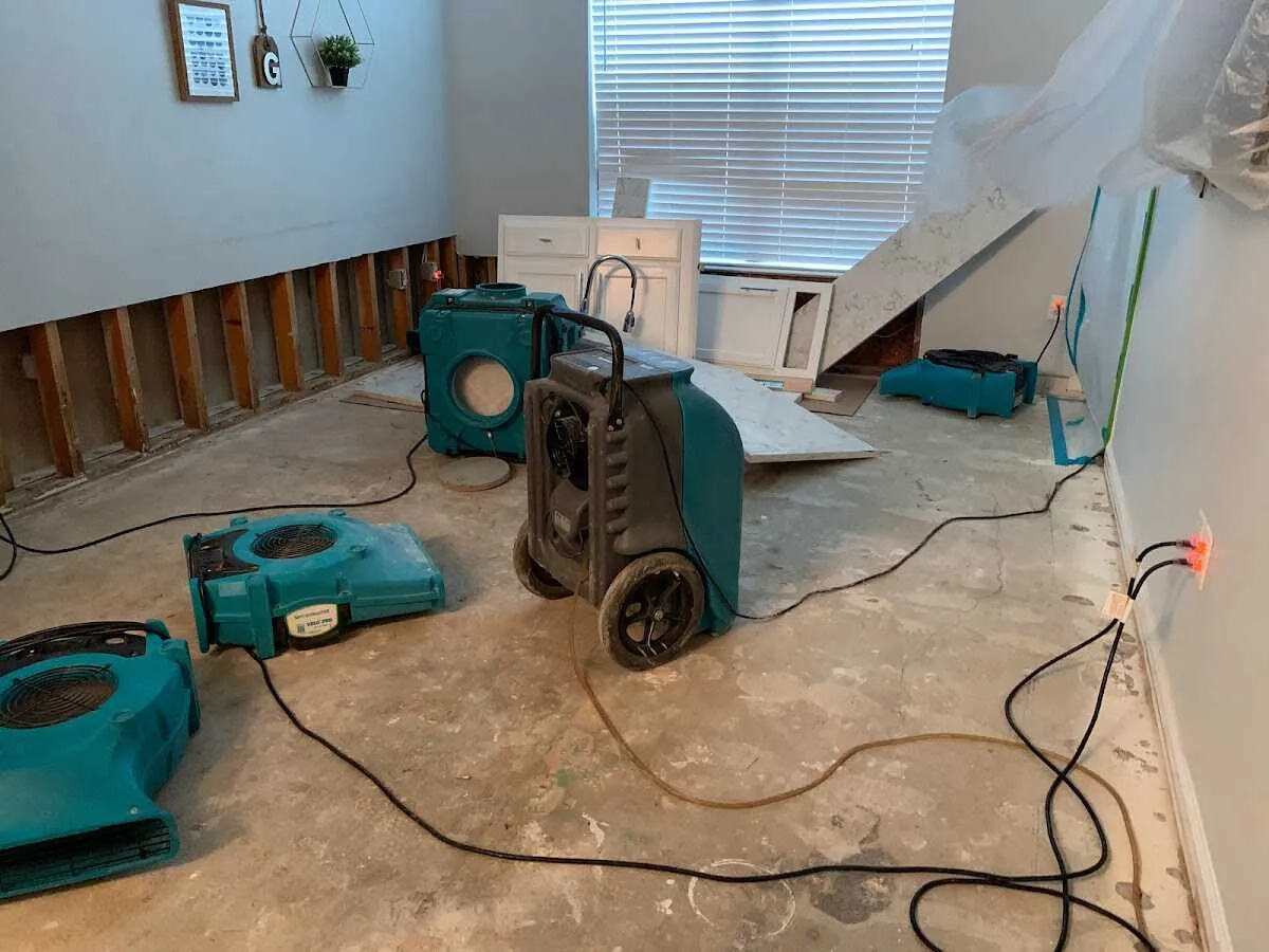 Dehumidifier in flood-cut room for Water Extraction & Removal in Esopus